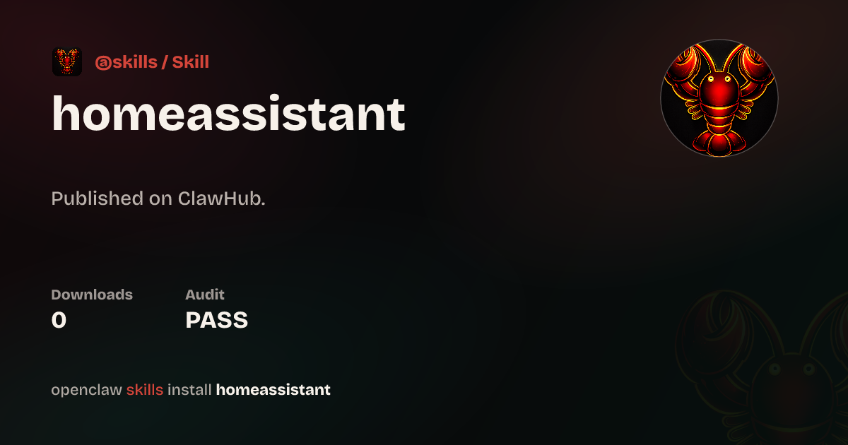 OpenClaw controlla Home Assistant