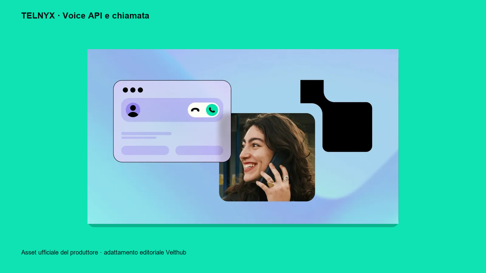 Artwork Voice API e chiamata pubblicato da Telnyx